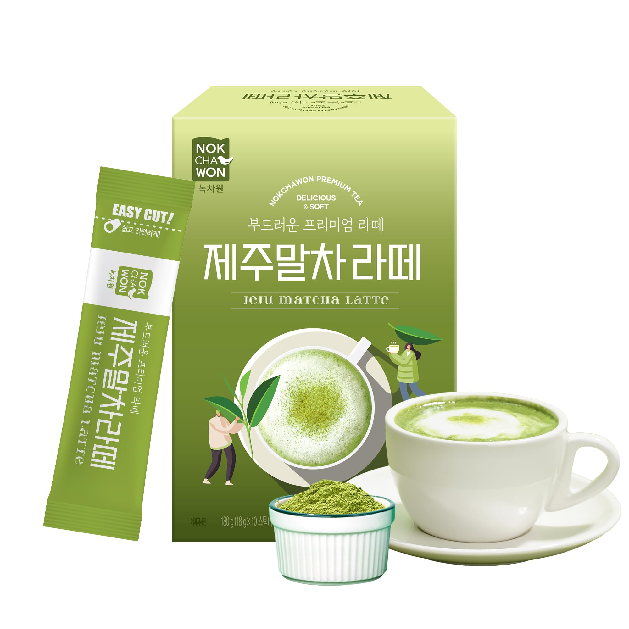 NOKCHAWON Nokchawon jeju matcha latte 제주말차라떼 18g*10T